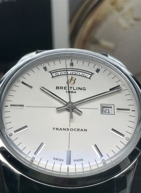 breitling transocean day date a45310.